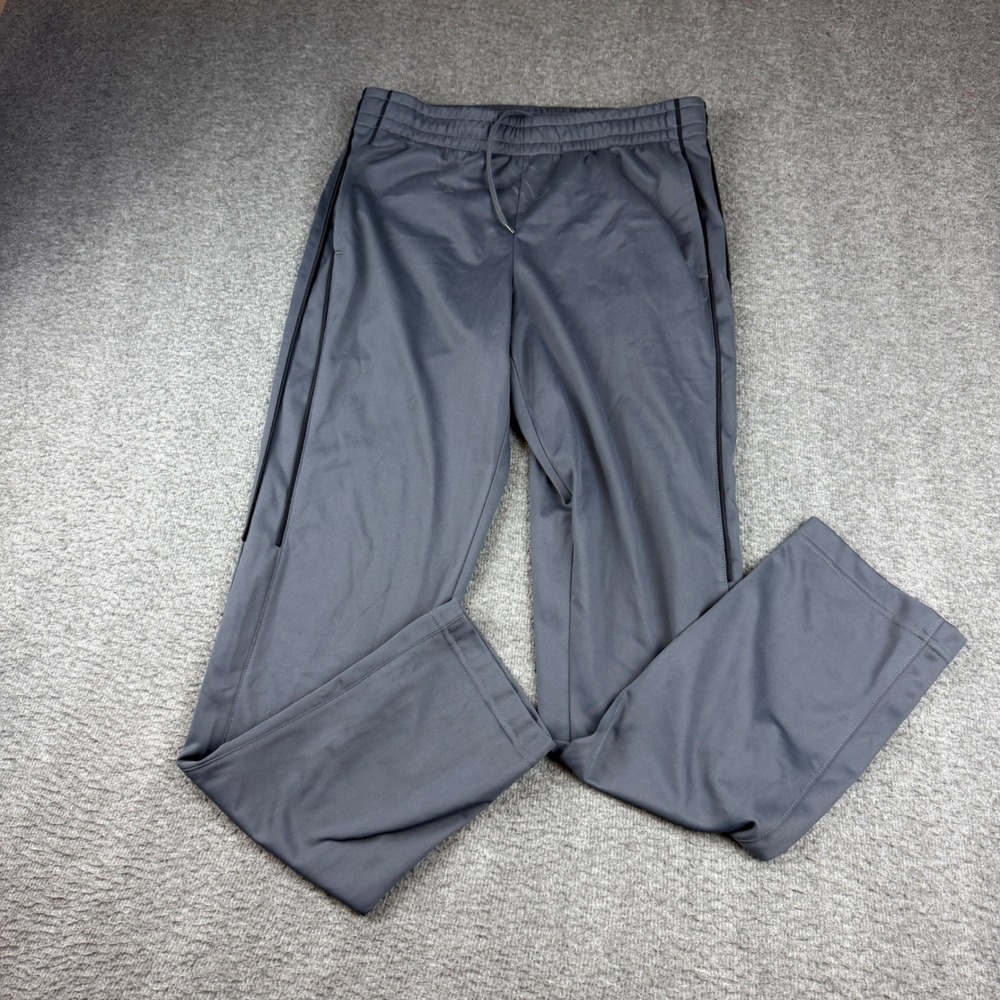 Tek Gear Track Pants Men's Small Gray Athletic Drawstring Straight Leg RN73277